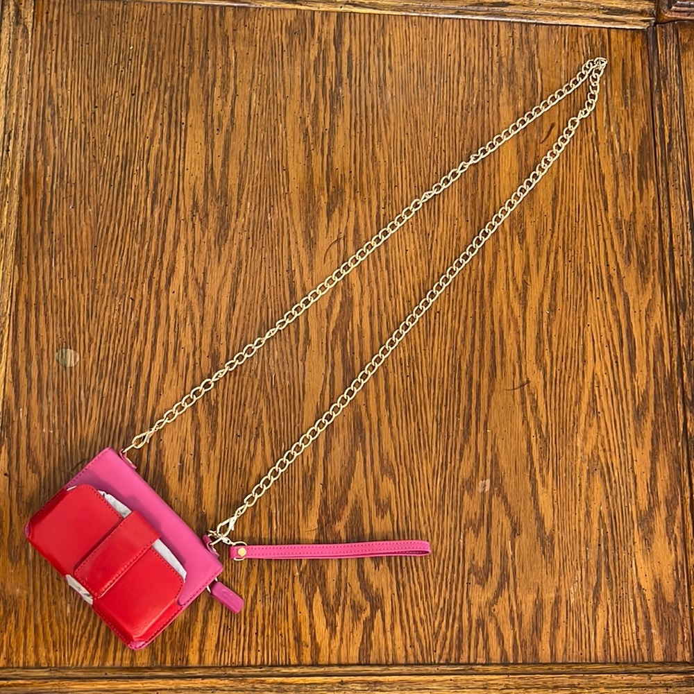 Casemate Pink and Red Crossbody / Clutch